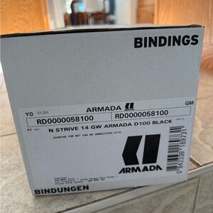 Armada Strive 14 GW 100MM - Black Ski Bindings